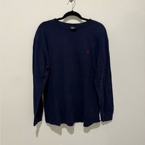 Ralph Lauren Navy Long Sleeve Tee